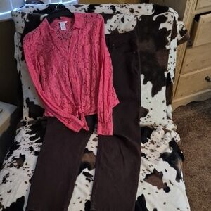 Style & Co., Elegant Women's Straight Leg Jeans - Deep Brown